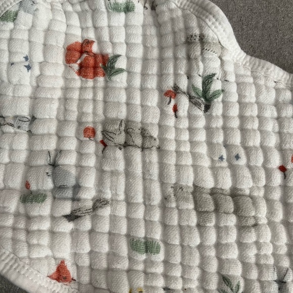 Aden +Anais Animal Floral Baby Burppy Bibs Set of 2 - Picture 2 of 6